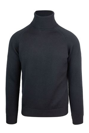 Black virgin wool sweater PAOLO PECORA | A008F0019000